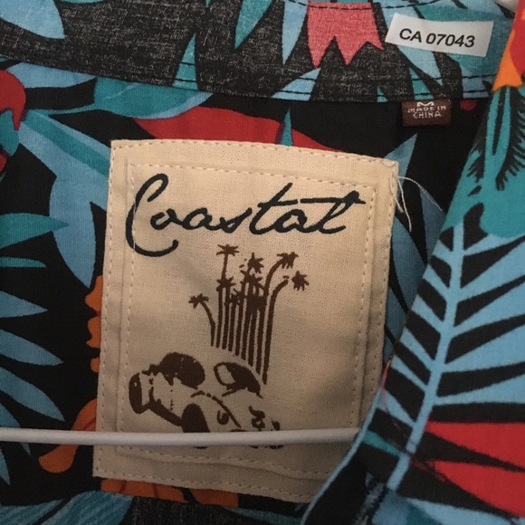 Hawaiian Coastal Shirt Size Medium Men’s - Picture 7 of 8